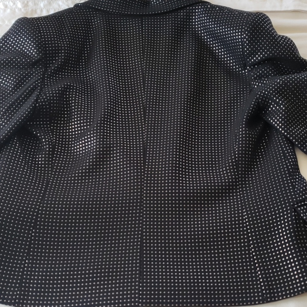 Just Cavali Midnight Black with Silver Dott Blazer - Picture 7 of 8